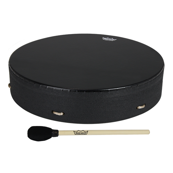薩滿鼓 – REMO Buffalo Drum (Black Earth) 16&quot;