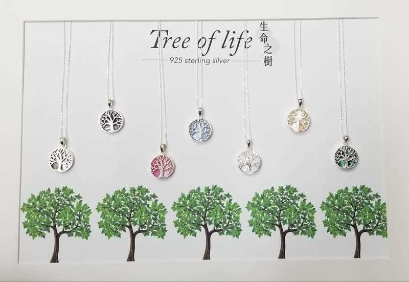 生命之樹純銀貝殼吊咀 Tree of Life Shell Sterling Silver Pendant