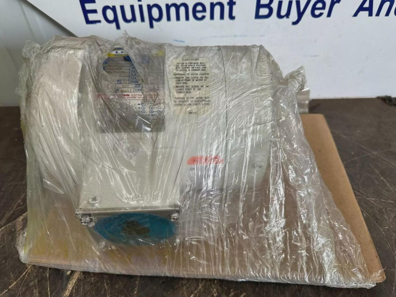Leeson 3/4//1/2HP Motor
