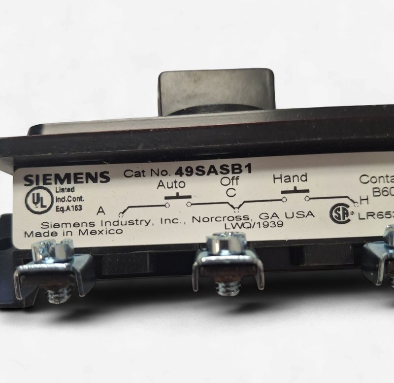 Siemens Selector Switch Kit 49SASB1