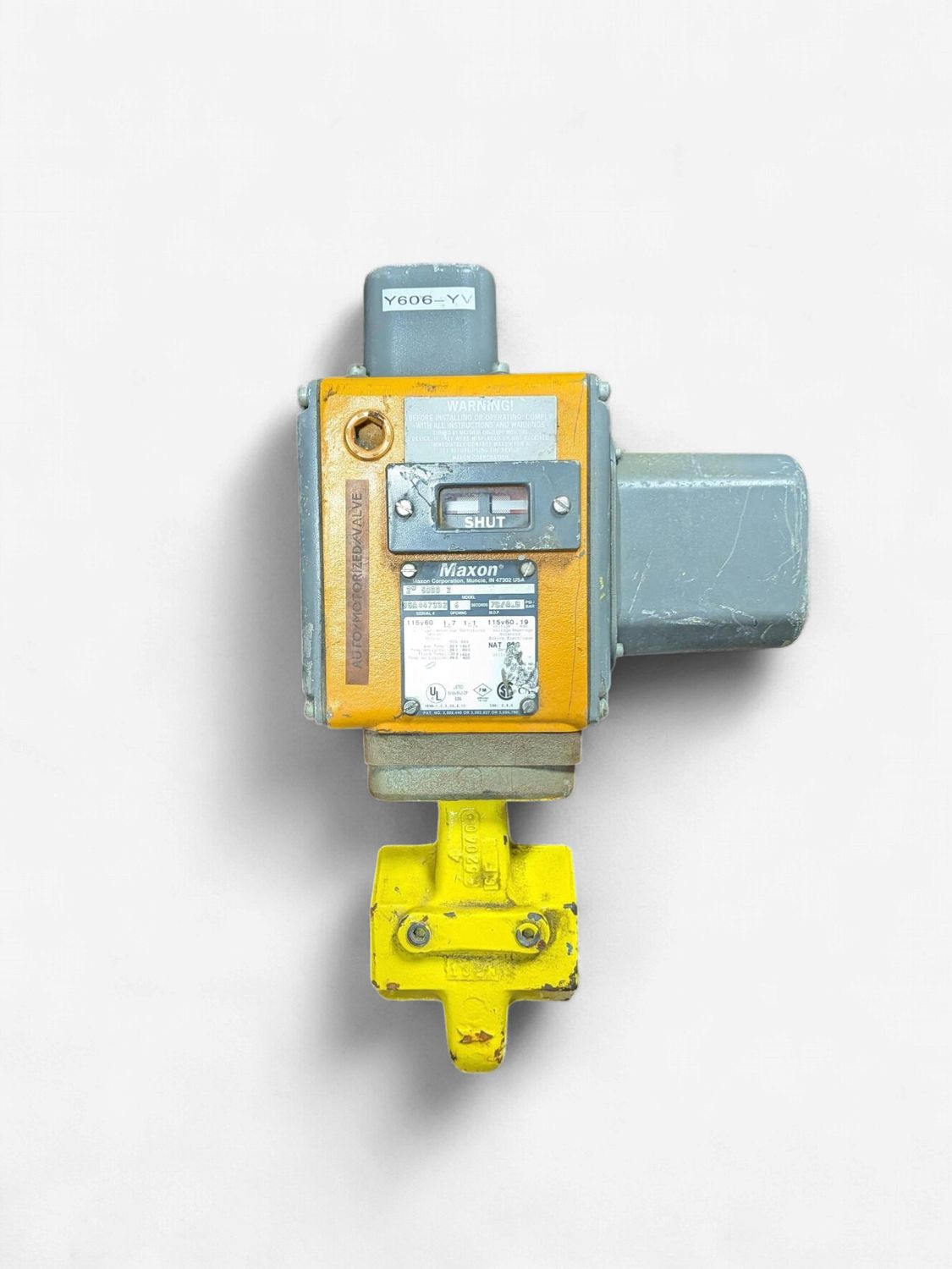 2" Maxon Model 6 Gas Shut-Off Valve