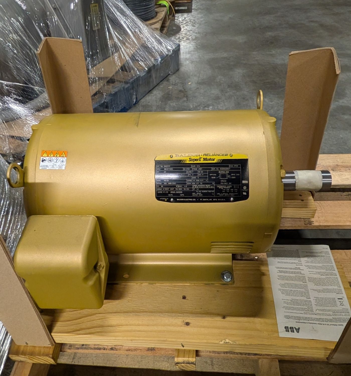 20 HP Baldor Reliance Super E