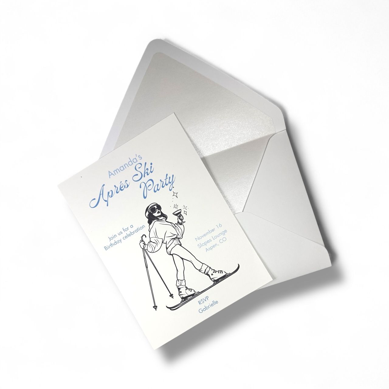 Après Ski Winter Party Invitation
