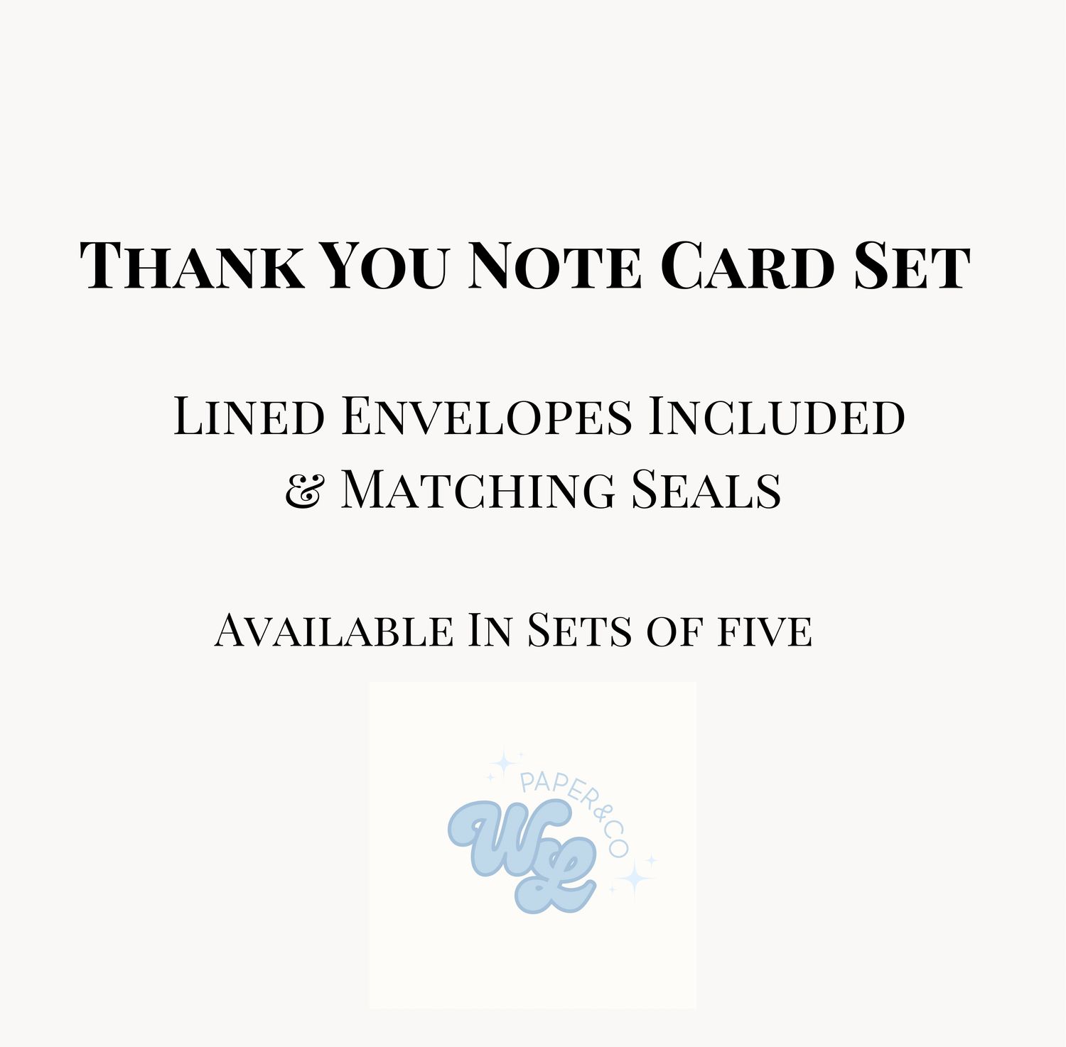 Cocktail Thank You Card Set