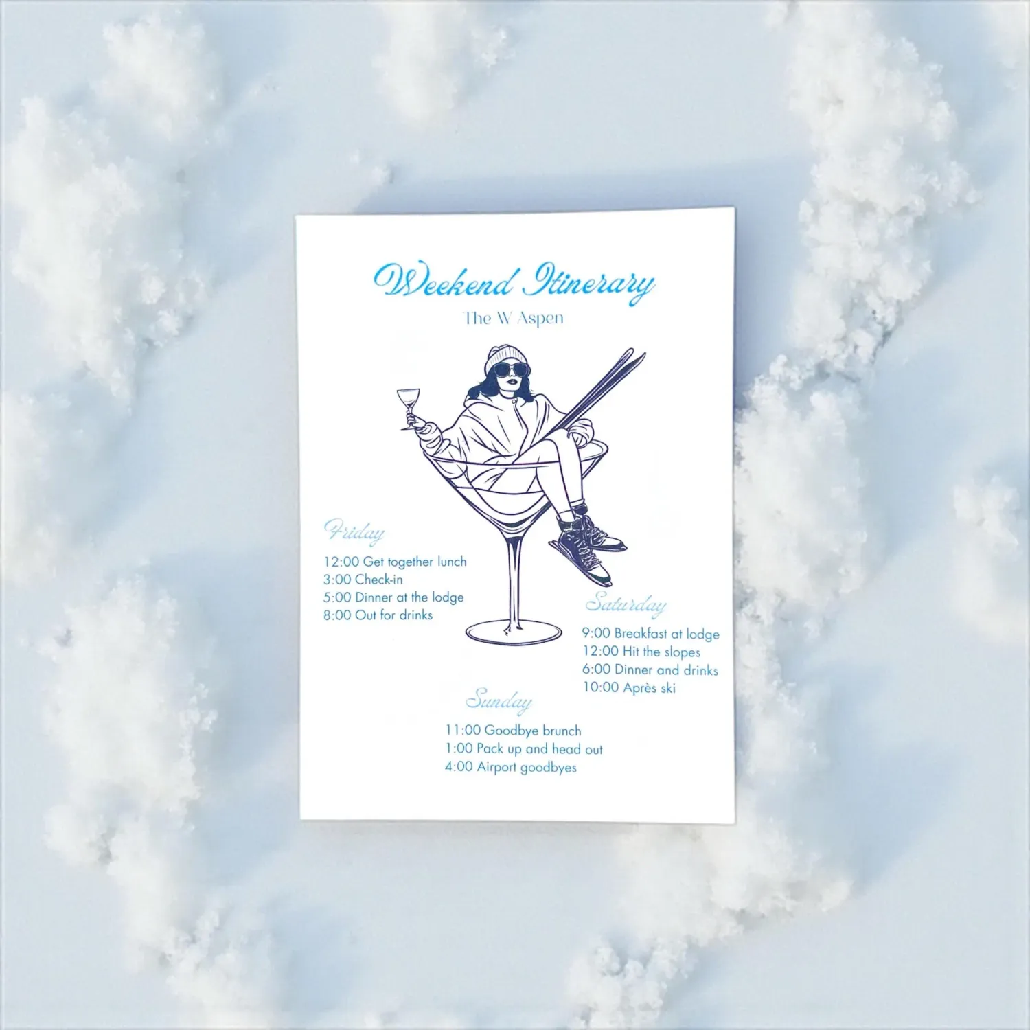 Après Ski Party Itinerary