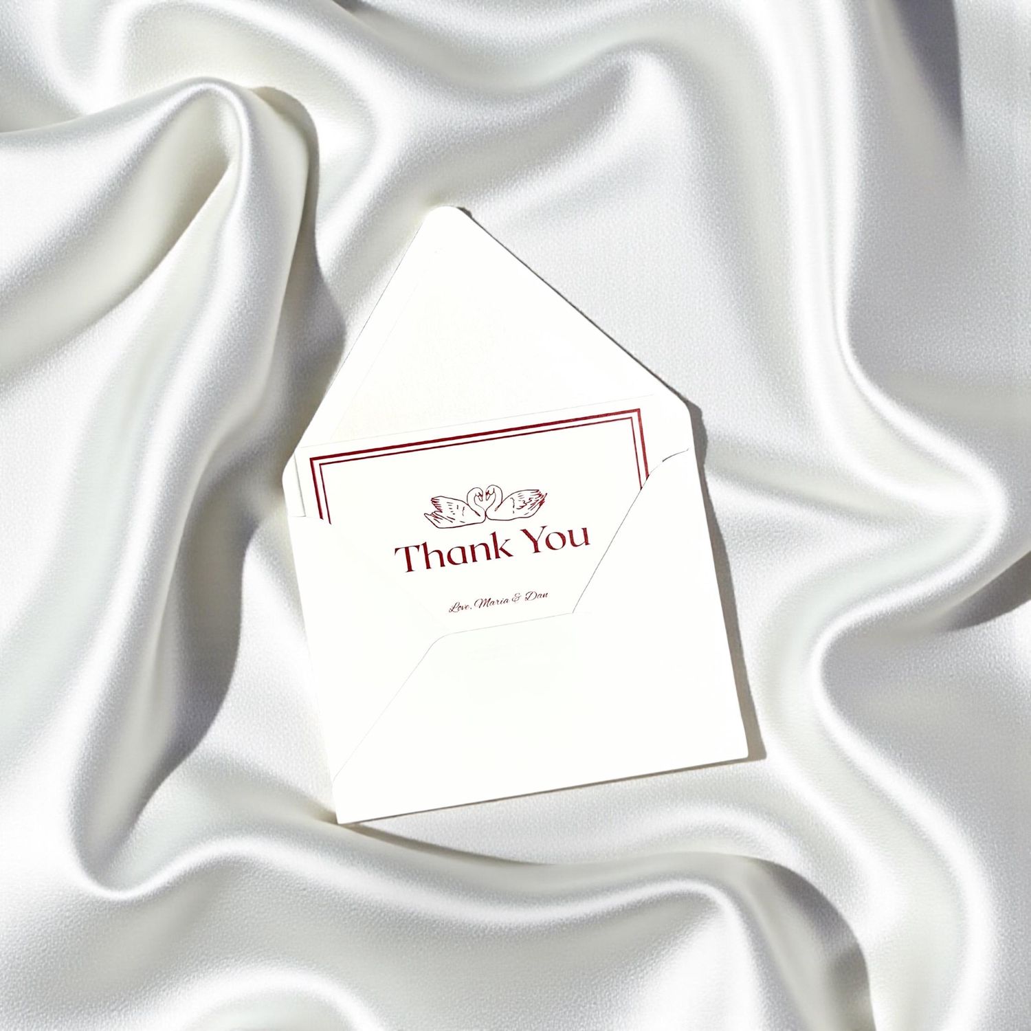 Swans Thank You Card Set