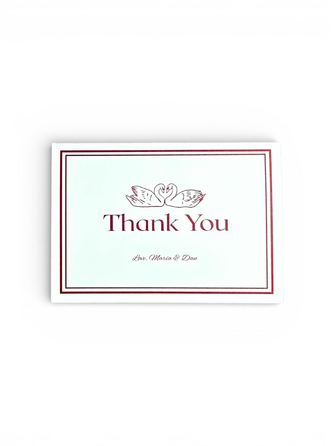 Swans Thank You Card Set