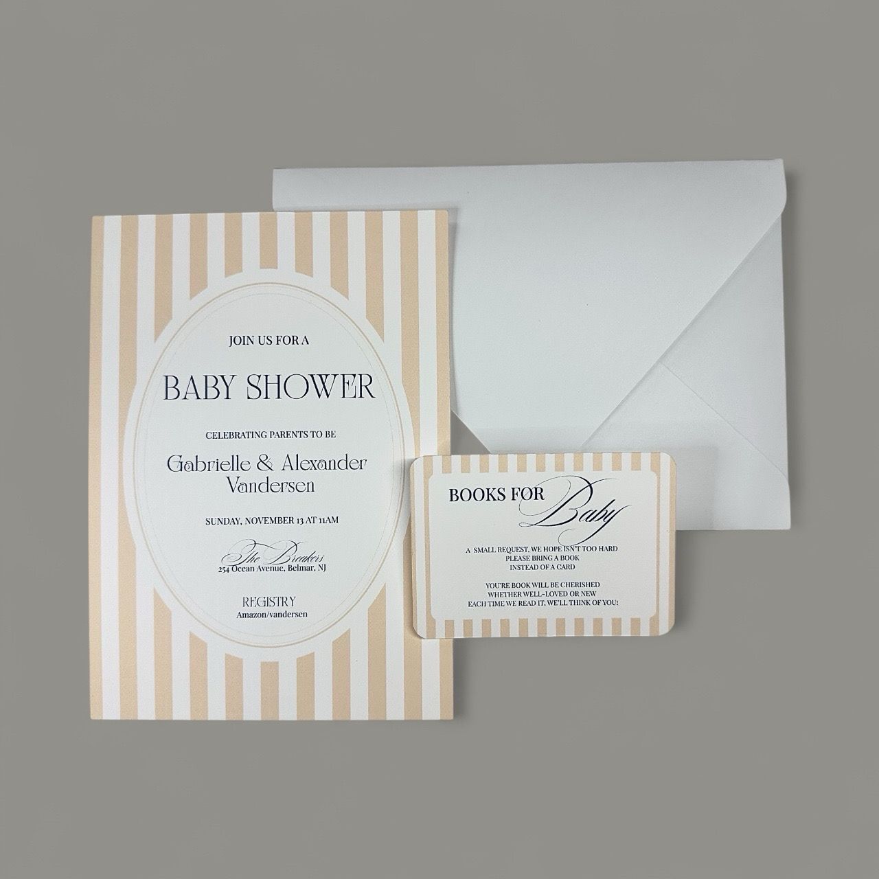 Custom Baby Shower Invitation Set