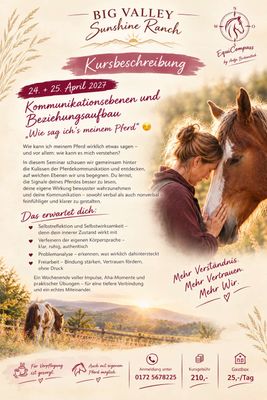 Kommunikationsebenen und Beziehungsaufbau beim Pferd