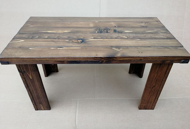 Coffee Table made from Reclaimed Wood - Satin Finish
