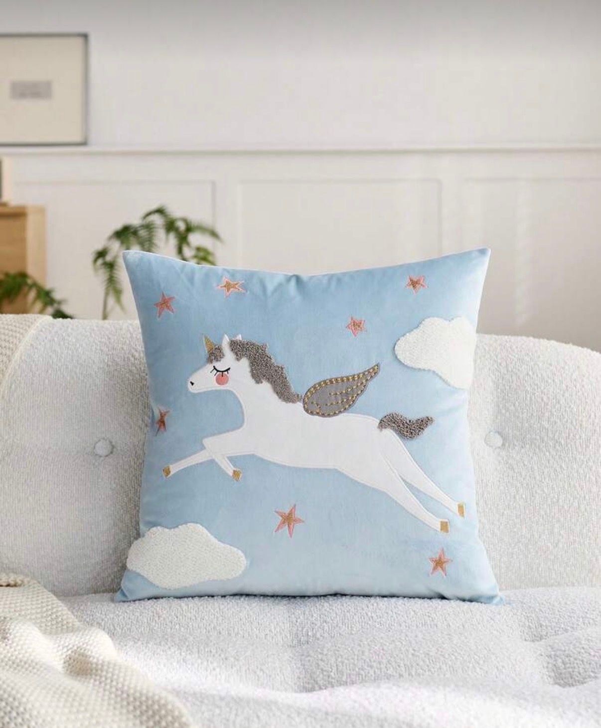 Poszewka na poduszkę 45x45cm blue