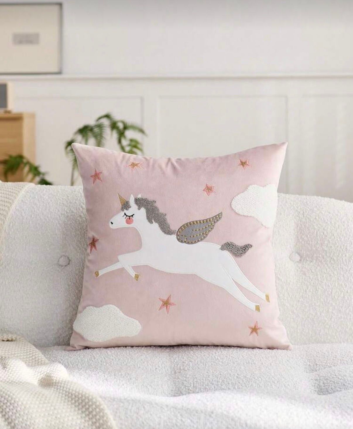 Poszewka na poduszkę 45x45cm pink