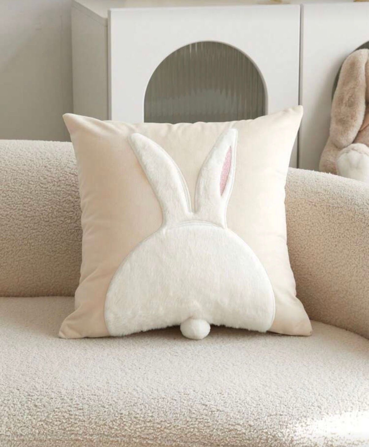 Poszewka na poduszkę 45x45cm Zajączek