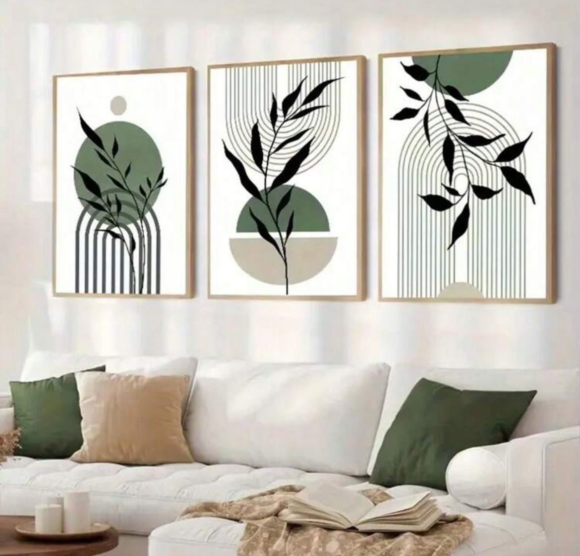 Zestaw plakatów 30x40, 3 sztuki, plakat boho minimalistyczny