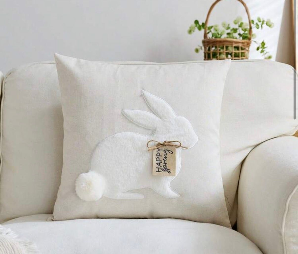 Poszewka na poduszkę 45x45cm Zajączek