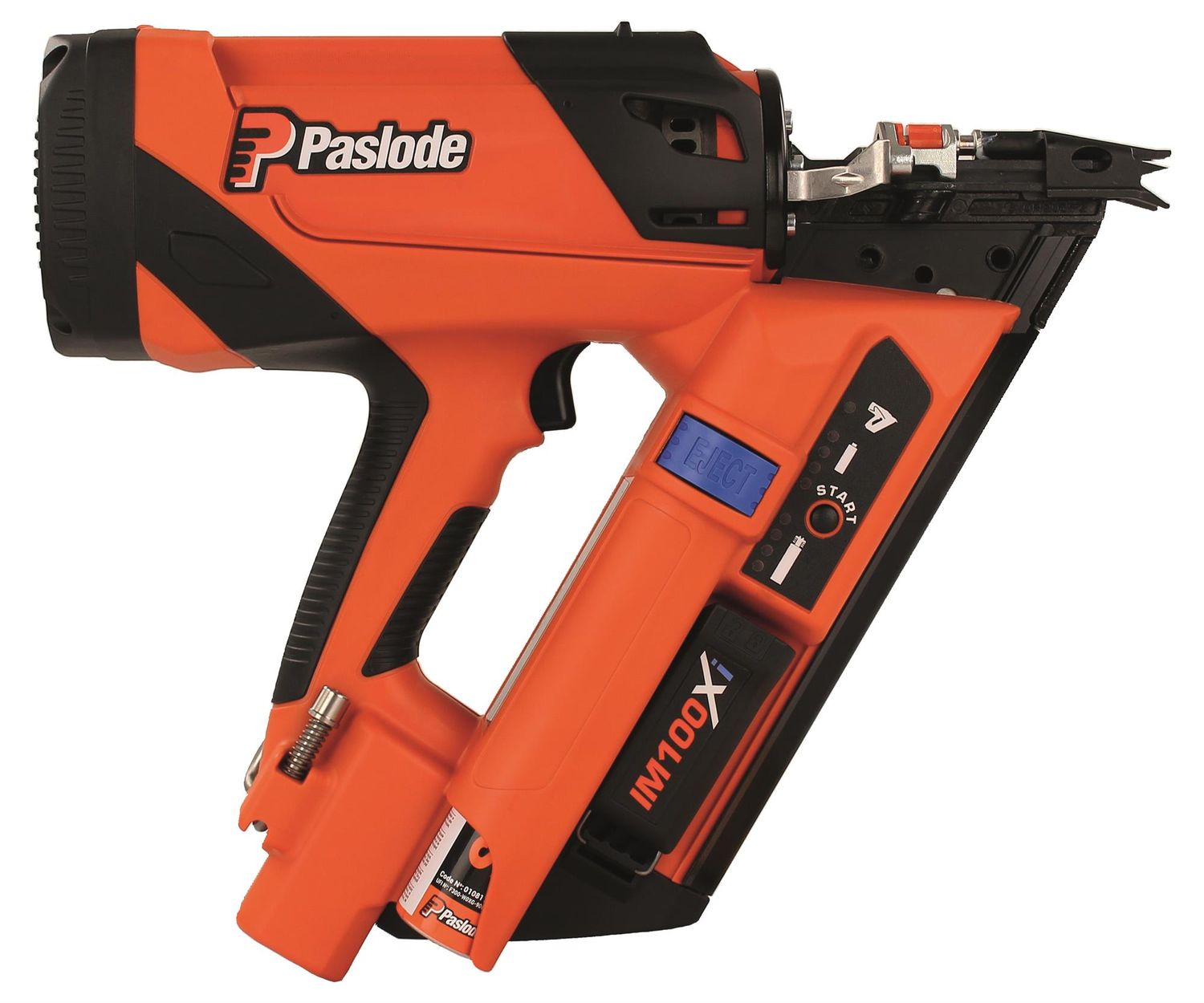 Paslode IM100Xi – Impuls-Streifennagler 34° (63–100 mm, papiergebunden)