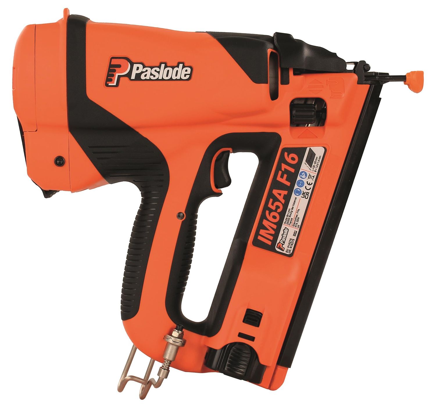 Paslode IM65A F16 – IMPULSE® Stiftnagler für 20° magazinierte F16-Stauchkopfnägel, 32–63 mm