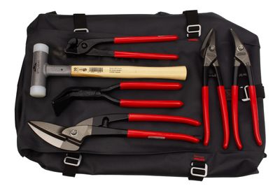 Spengler-Rucksack 7-teilig – Werkzeug-Set für Spengler &amp; Dachdecker