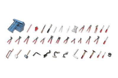 Spenglersatz 41-teilig mit Koffer – Komplett-Werkzeugsatz für Metall­dach &amp; Fassade