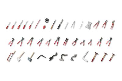 Spenglersatz 40-teilig – Komplett-Werkzeugsatz für Metall­dach &amp; Fassade