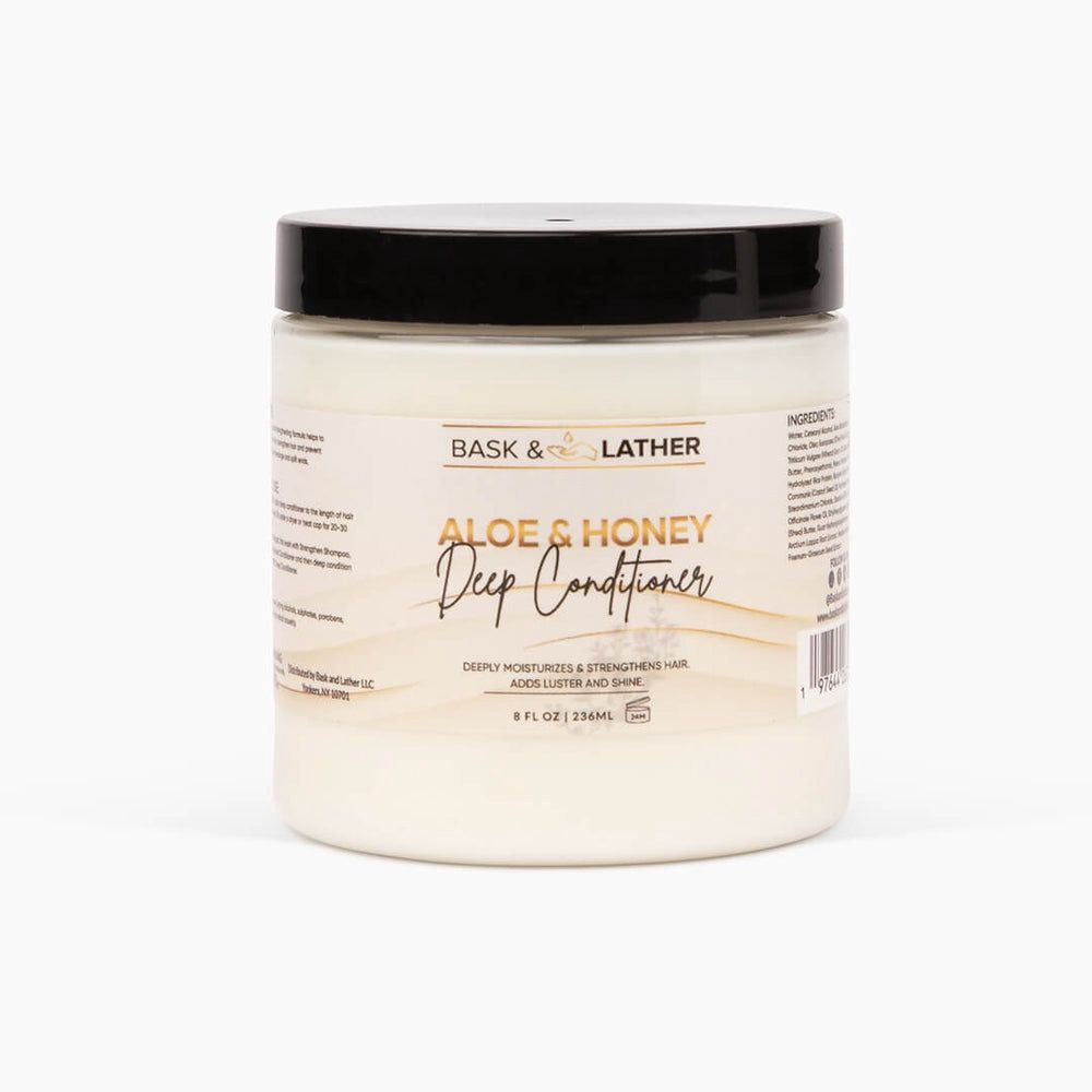 Bask &amp; Lather Aloe &amp; Honey Deep Conditioner 8oz