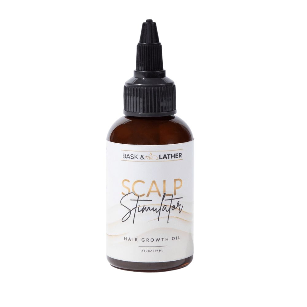 Bask &amp; Lather Scalp Stimulator Hair Growth Oil 2oz