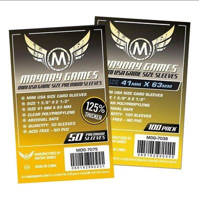 Mayday Sleeves 41x63mm