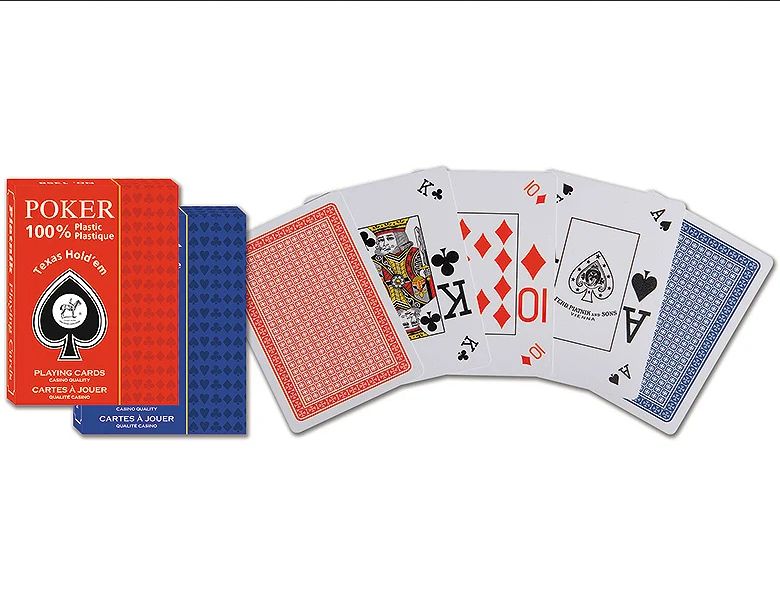 Piatnik - Cartes Poker 100% Plastique Texas Hold'Em
