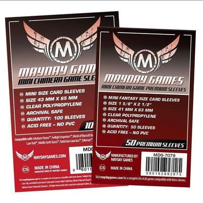 Mayday Sleeves 43x65mm