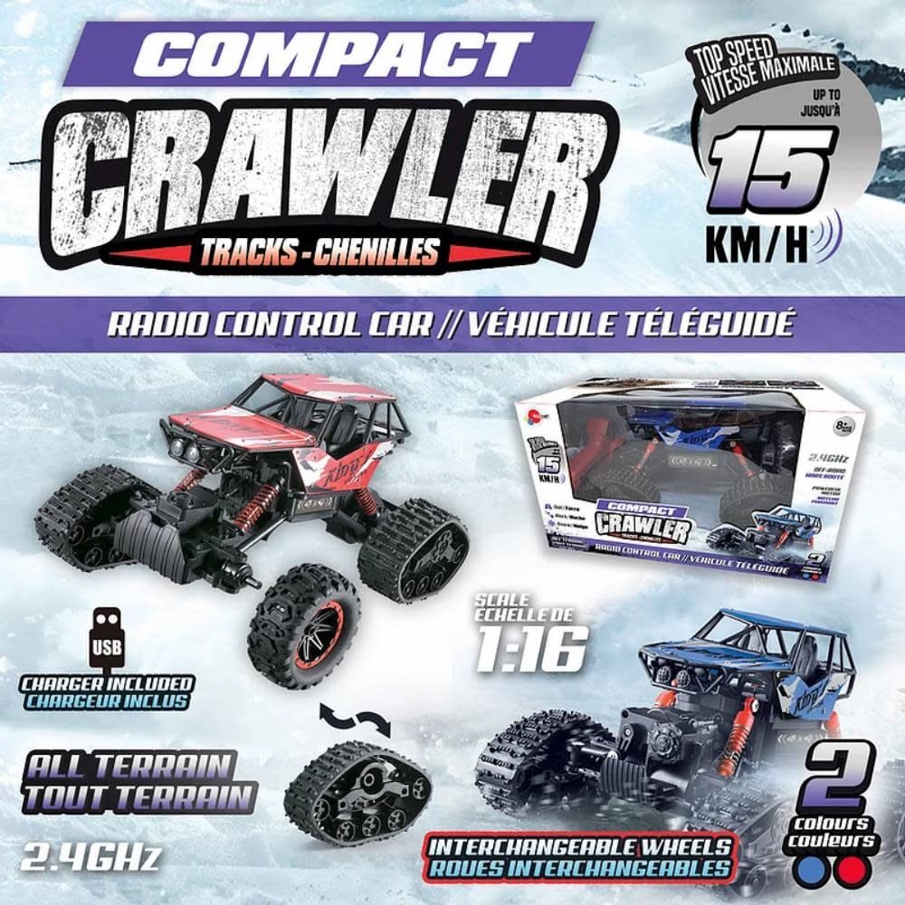 Compact Crawler avec Chenilles et Roues RC