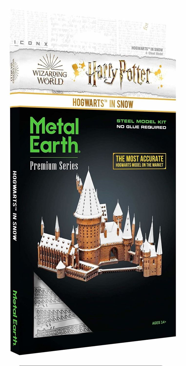 Metal Earth Premium Series - Harry Potter - Hogwarts in Snow