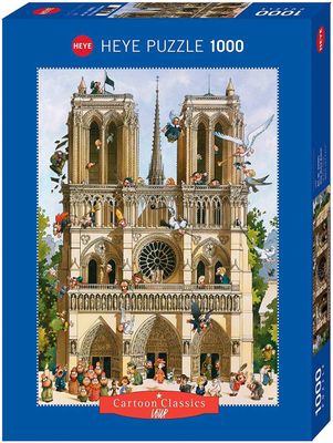 Heye 1000 - Cartoon Classics Loup - Vive Notre Dame!
