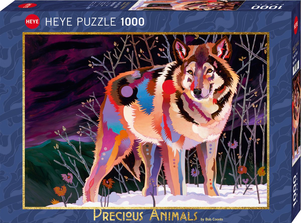 Heye 1000 - Precious Animals - Night Wolf