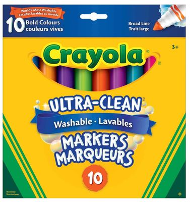 Crayola- 10 marqueurs couleurs vive