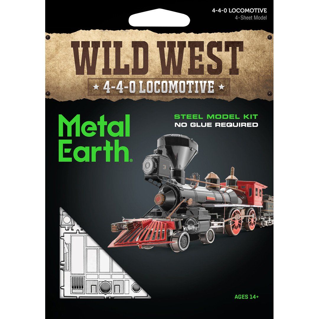 Metal Earth Wild West- 4-4-0 Locomotive
