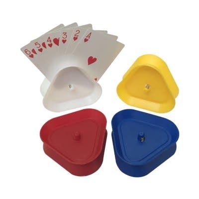 4 Porte-Cartes à jouer couleurs assorties