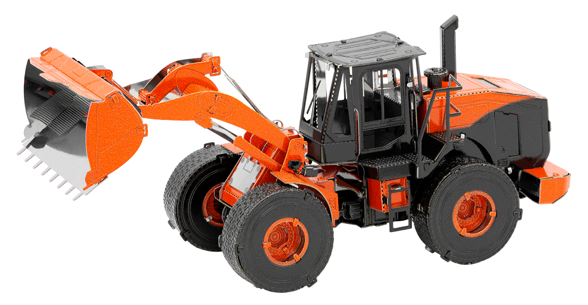 Metal Earth - Wheel Loader orange