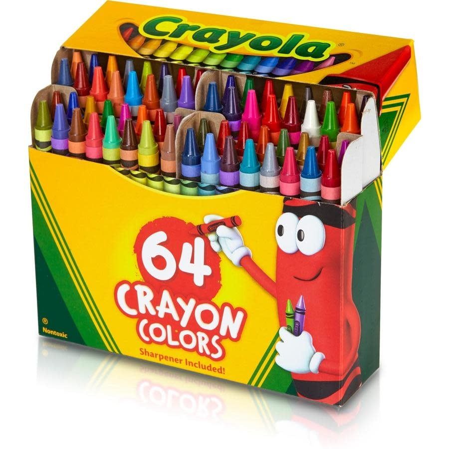 Crayola- 64 crayons de cire