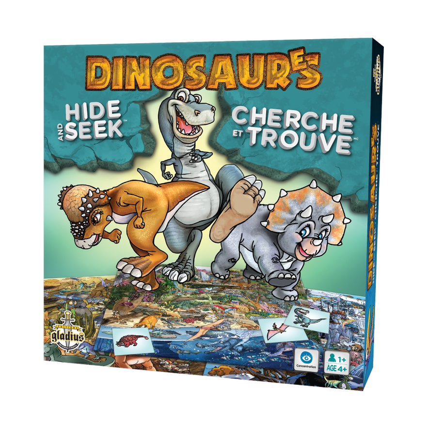 Cherche et trouve - Dinosaures