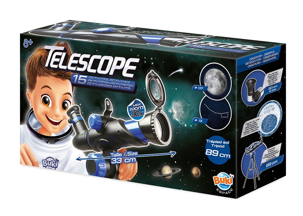Buki France Espace - Télescope &amp; 15 activités