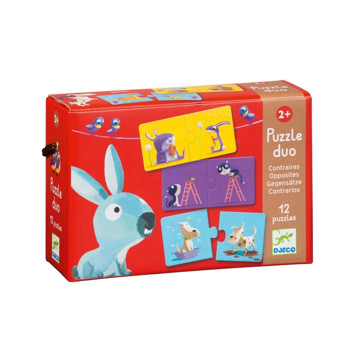 Djeco - Puzzle Duo - Contraires