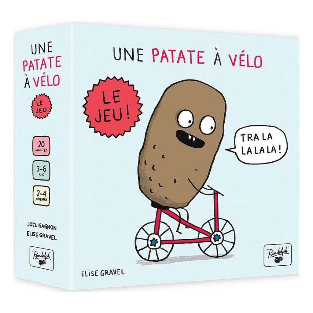 Une patate à vélo