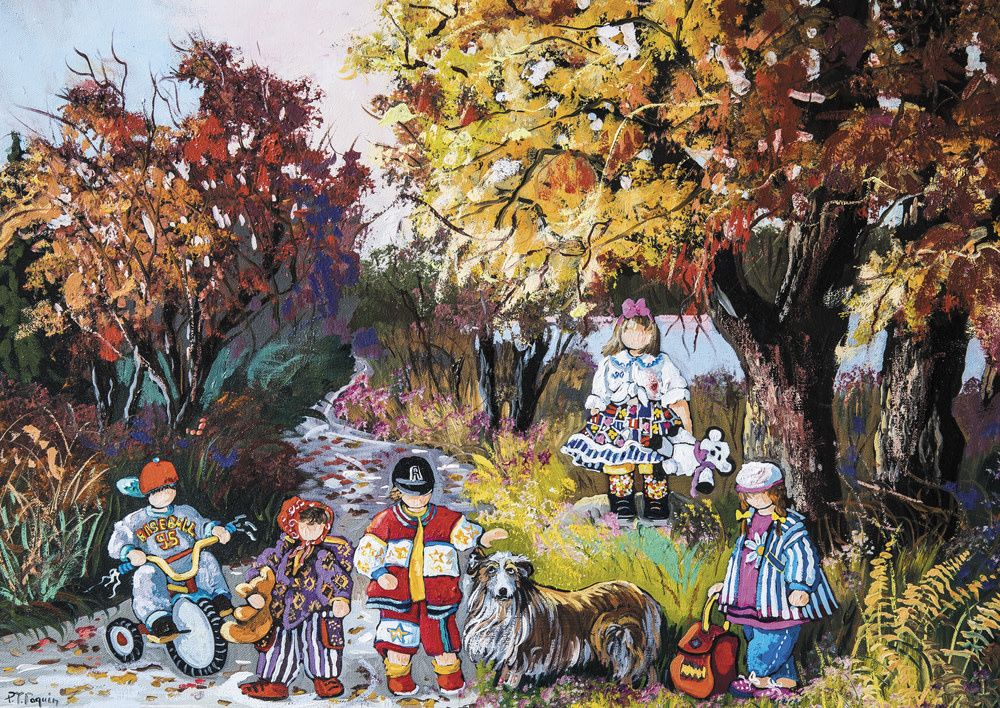 Trefl500 Paquin - la promenade du chien