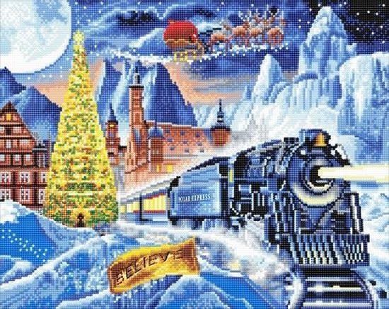 Craft Buddy - Crystal Art - Polar Express (40 x 50 cm)