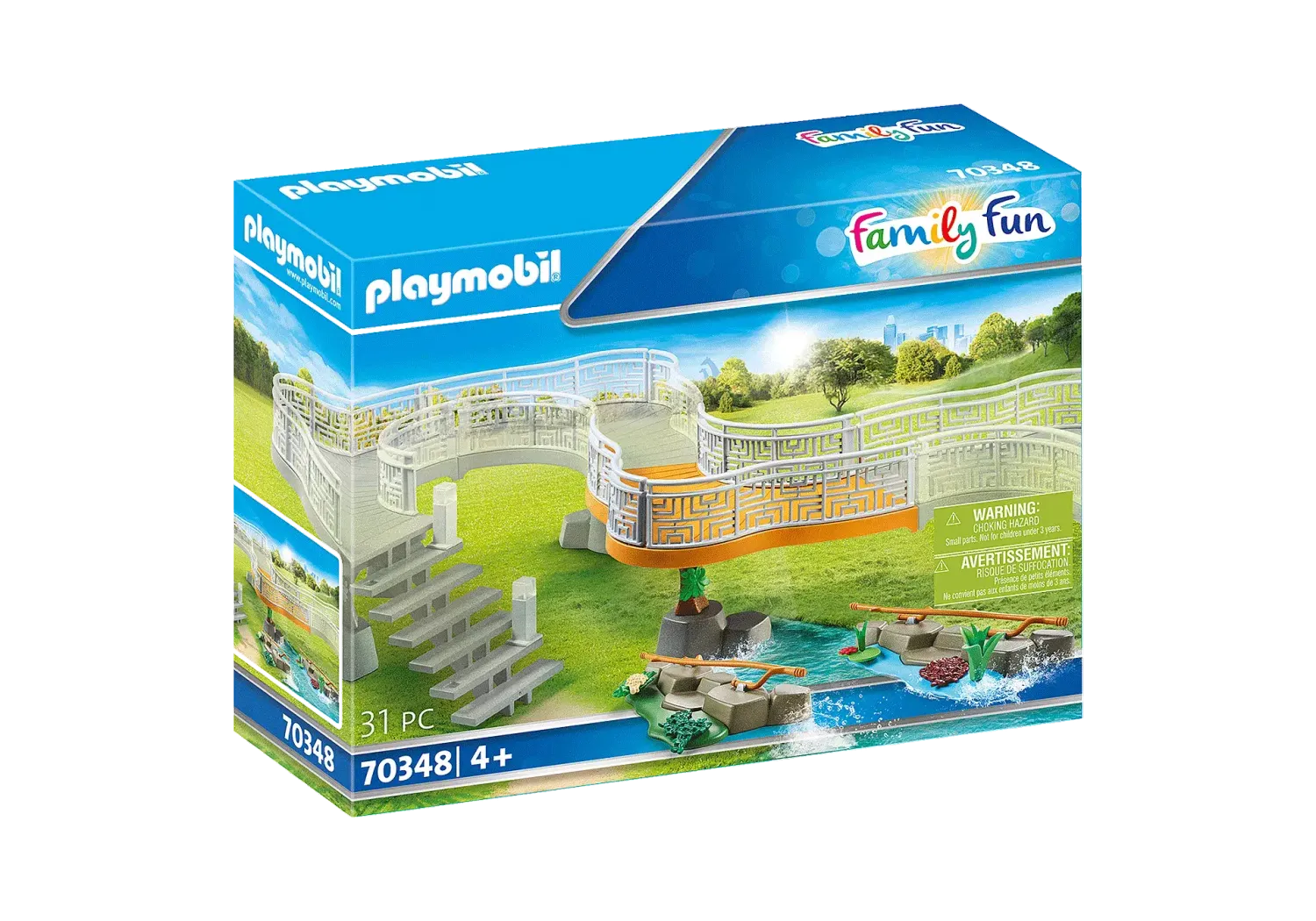 *****Playmobil Family Fun 70348 - Extention pour parc animalier
