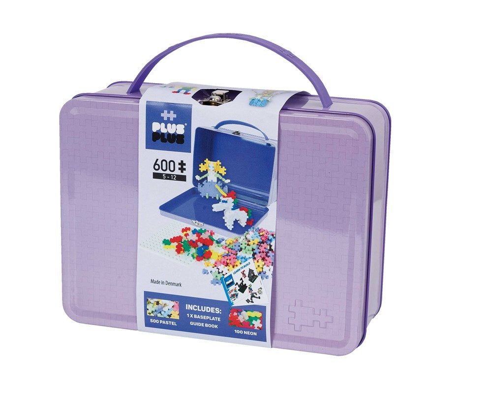 Plus Plus Valisette - Pastel et Néon 600 pcs