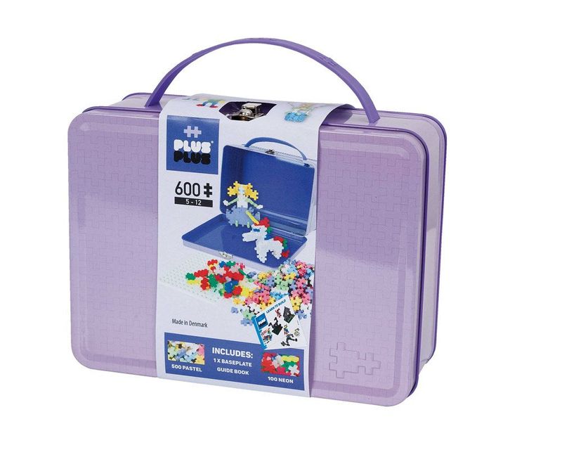 Plus Plus Valisette - Pastel et Néon 600 pcs