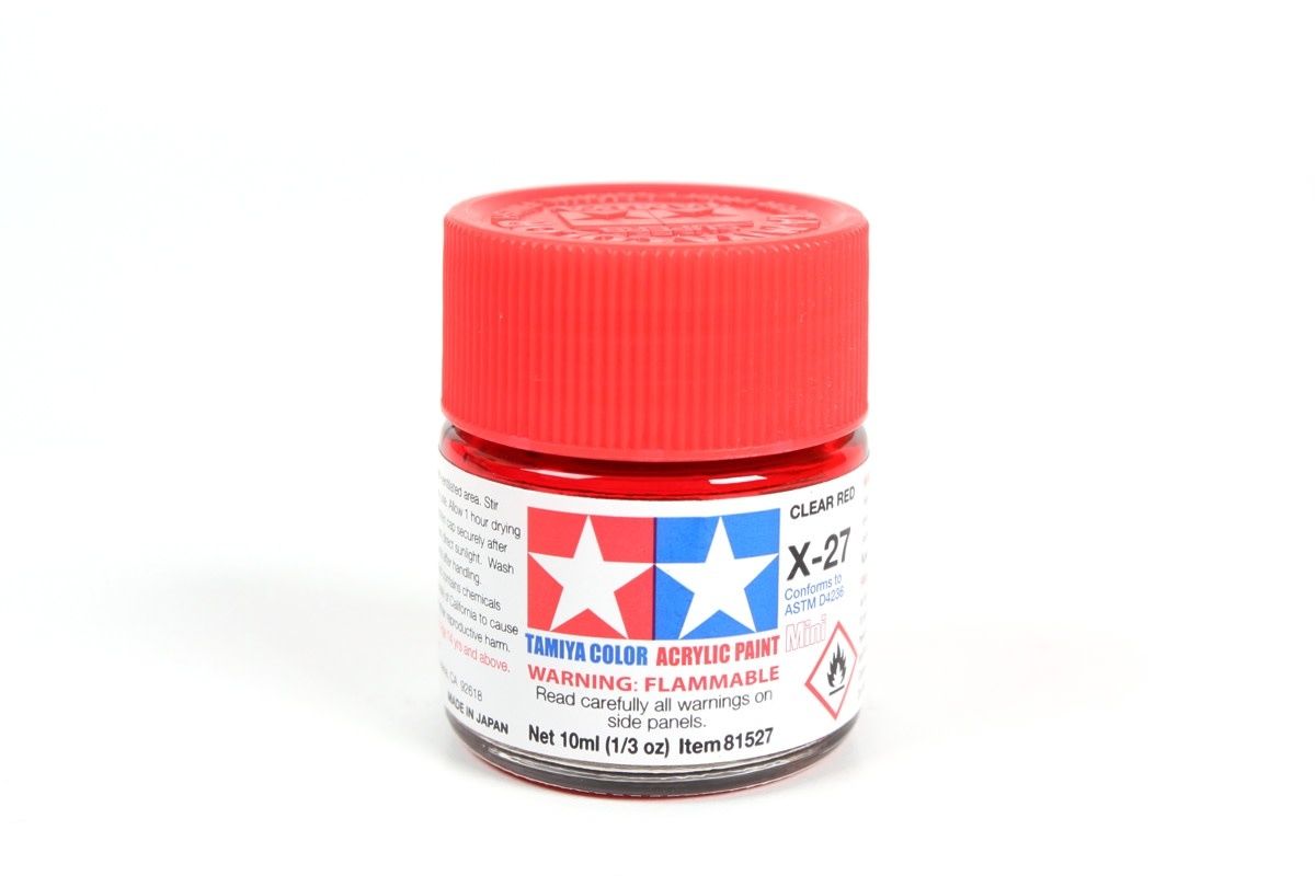 Tamiya- X-27 Clear Red