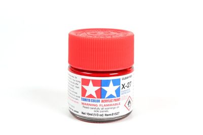 Tamiya- X-27 Clear Red