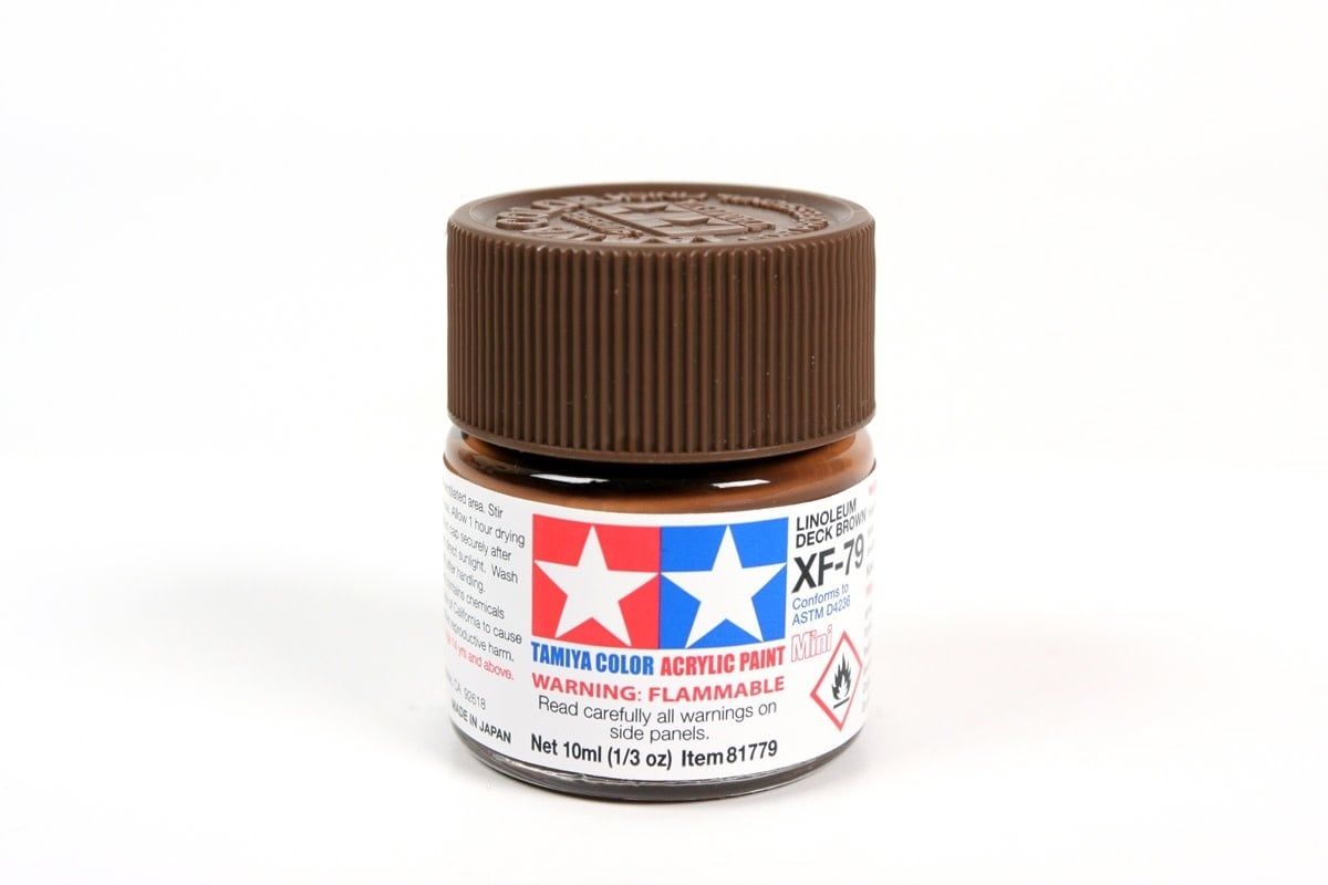 Tamiya- XF-79 Flat Linoleum Deck Brown